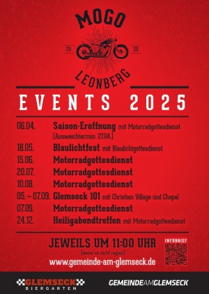 Motorradgottesdienst am Glemseck