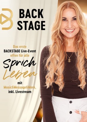 Das erste BACKSTAGE Live-Event – offen für alle