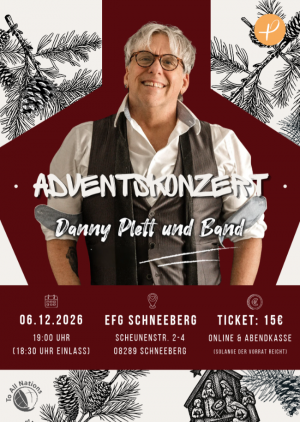 Adventskonzert mit Danny Plett & Band
