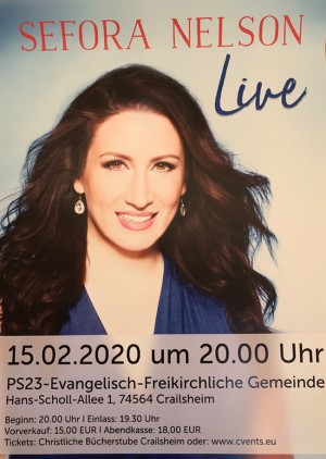 Konzert mit Sefora Nelson