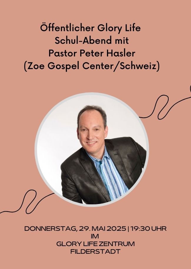 Pastor Peter Hasler (Zoe Gospel Center/CH)