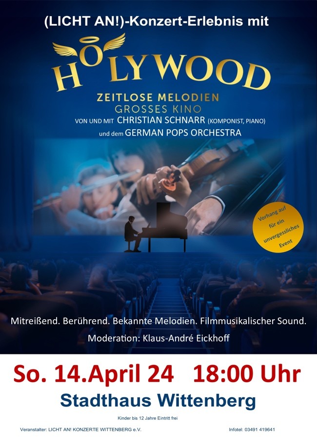 Holywood von und mit Christian Schnarr und dem GermanPops Orchestra