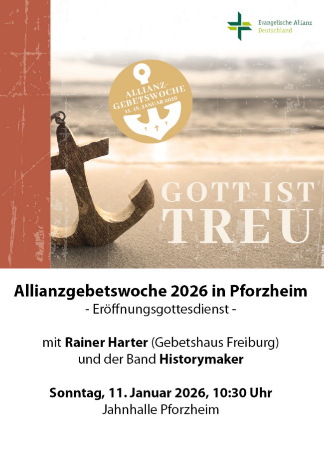 Allianzgebetswoche 2026 - Eröffnungsgottesdienst