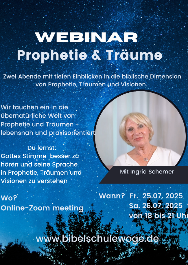 Webinar Prophetie & Träume