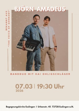 Björn Amadeus Bandduo mit Kai Ohligschläger