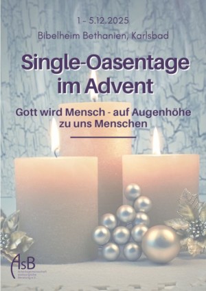 AsB - Single-Oasentage im Advent