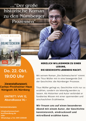 Mehr als nur eine Lesung- Titus Müller - Eine Lesung die Geschichte lebendig macht