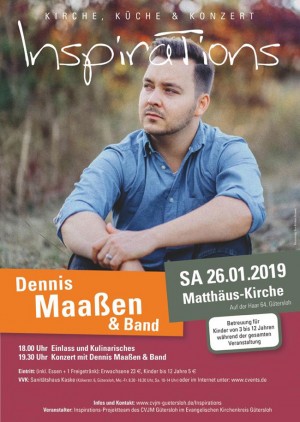 Inspirations 2019 - mit Dennis Maaßen und Band