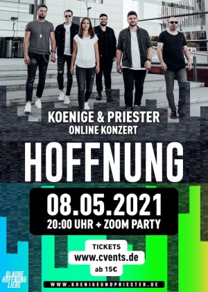 Koenige & Priester - Das dreiteilige Online Konzert + ZOOM Party