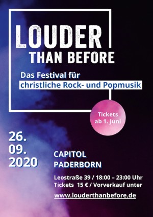Louder Than Before