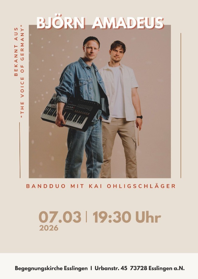Bj&ouml;rn Amadeus Bandduo mit Kai Ohligschl&auml;ger