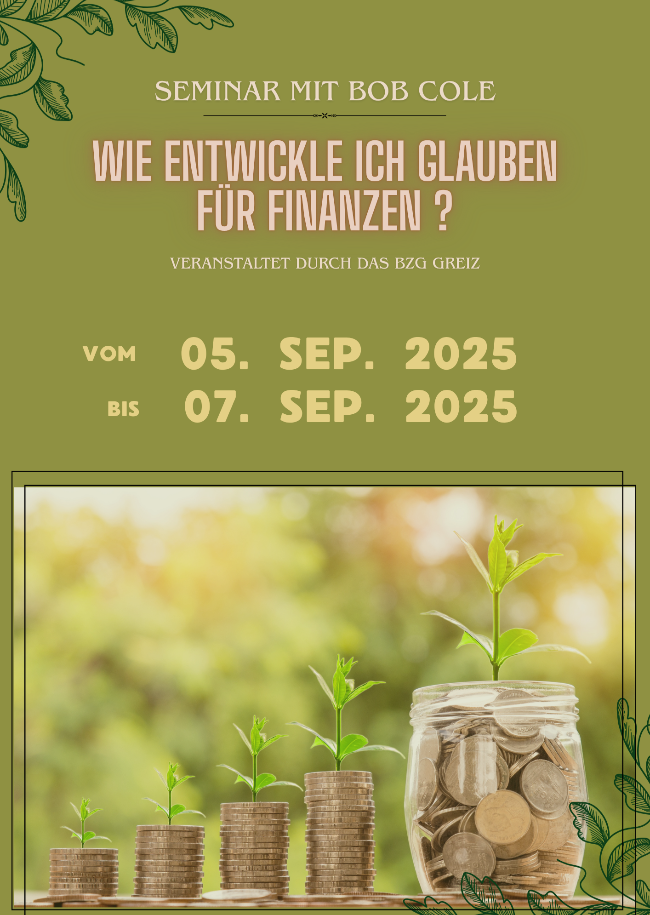 Wie entwickle ich Glauben für Finanzen?