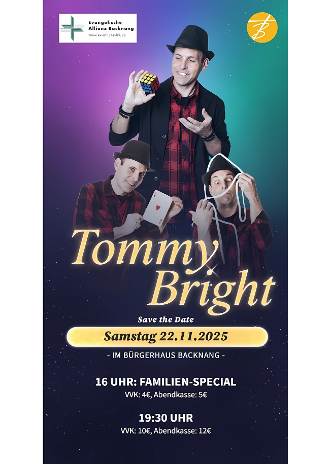 Tommy Bright - Hauptevent