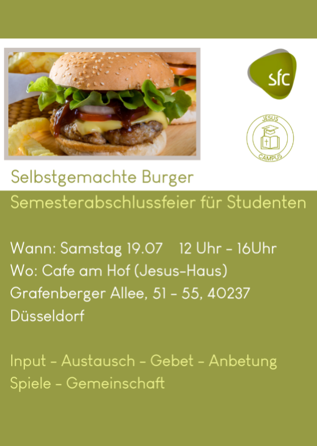 Semesterabschlussfeier für Studenten