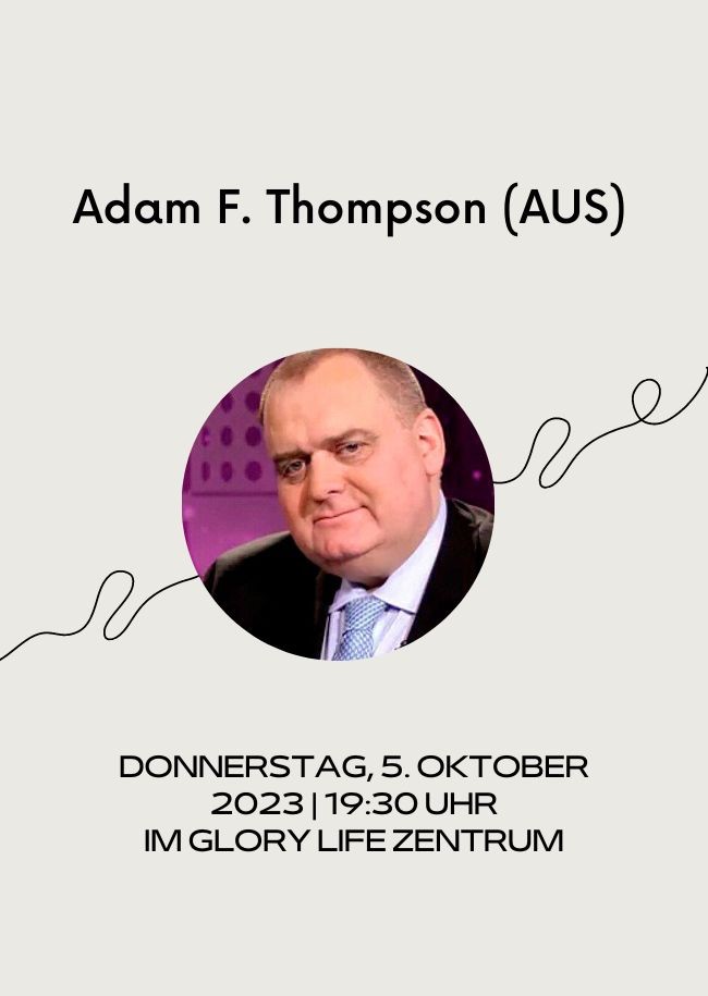Spezialabend mit Adam F. Thompson
