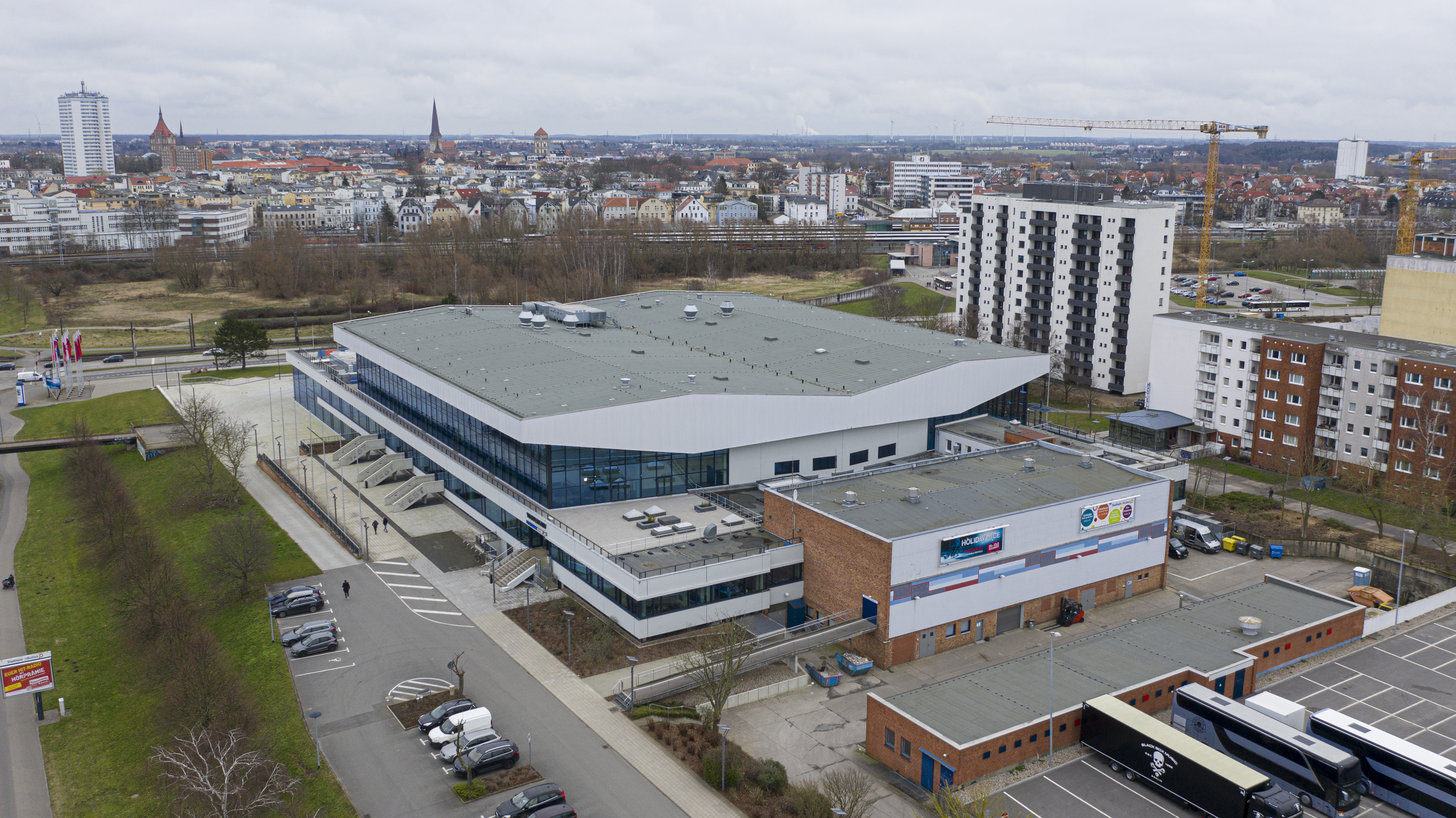 Stadthalle Rostock - Clubbühne - Eingang Ost