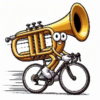 Cycling trumpet / Thomas Hasenmaier