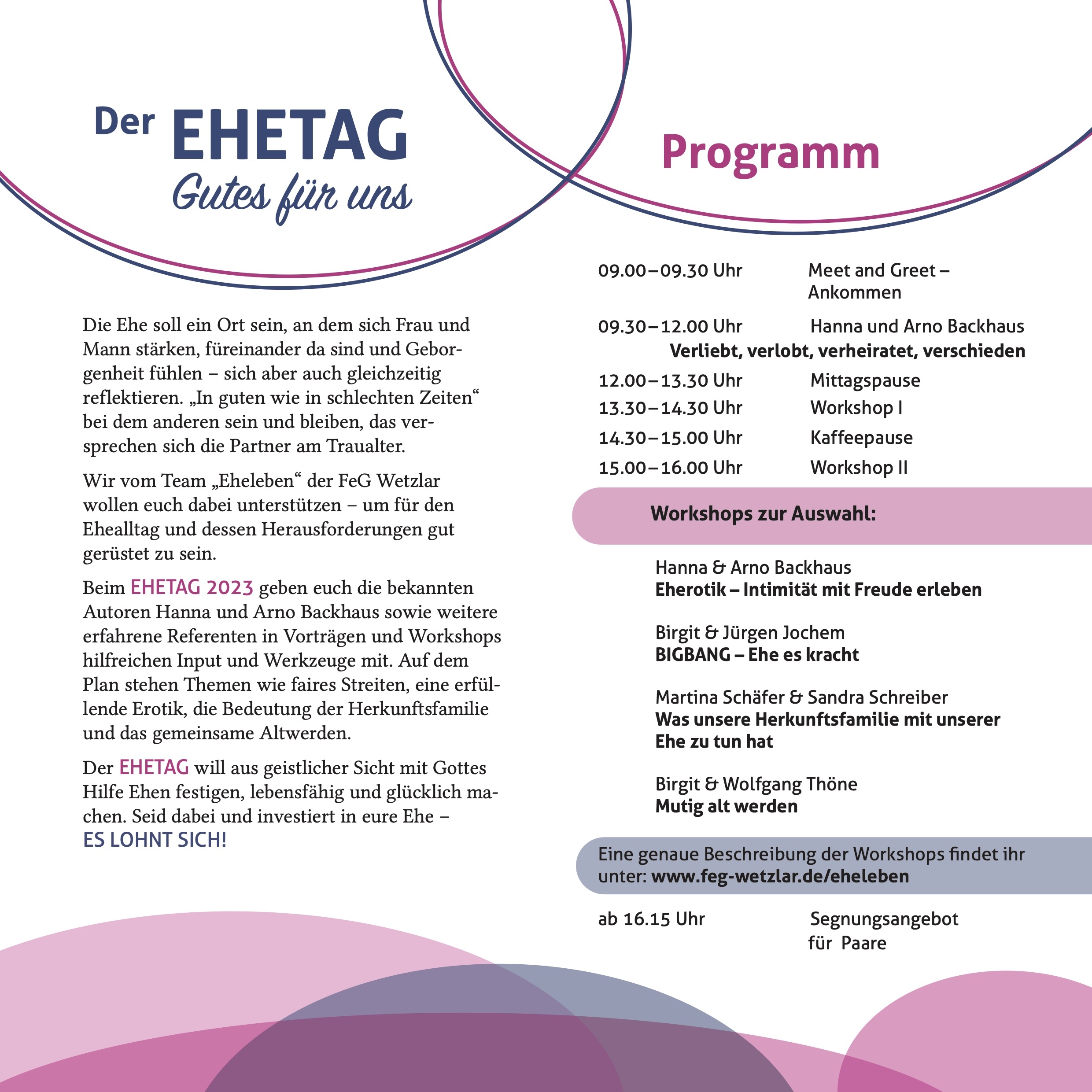„Ehetag-Flyer"